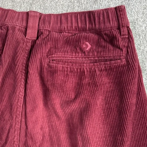 Converse x IRAK NYC Corduroy Pants Dark Burgundy Unisex Size Medium